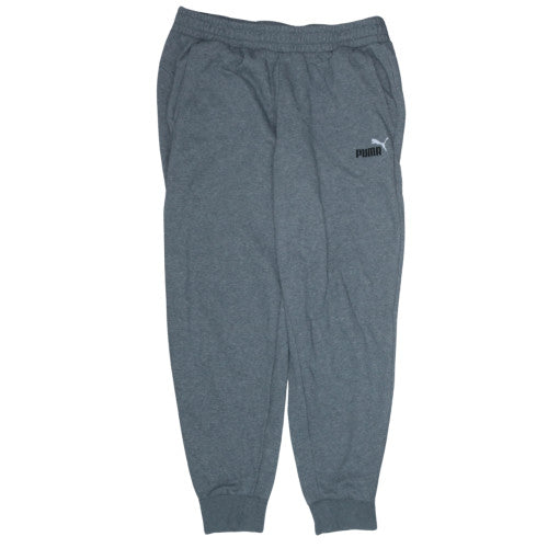 Puma Men Grey XL Fleece Jogger Sweatpants Activewear Trousers