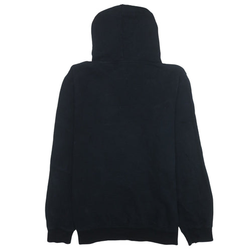 Champion Men's Black XL Pullover Hoodie with Logo Print