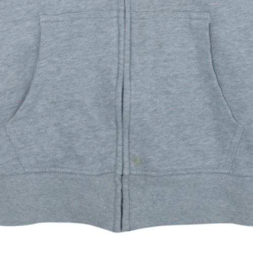 Tommy Hilfiger Men’s Grey Full Zip Hoodie Size M Classic Logo