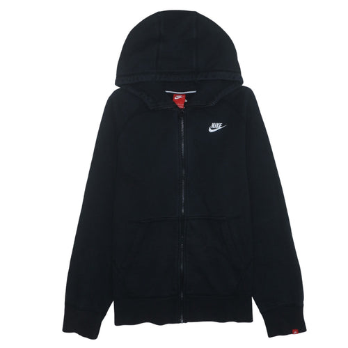 Nike Men's Black Full Zip Hoodie Size L Fleece Sportswear