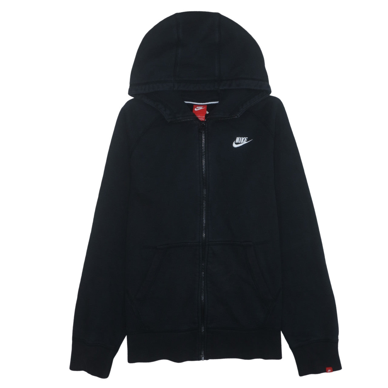 Nike Men's Black Full Zip Hoodie Size L Fleece Sportswear