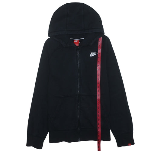 Nike Men's Black Full Zip Hoodie Size L Fleece Sportswear
