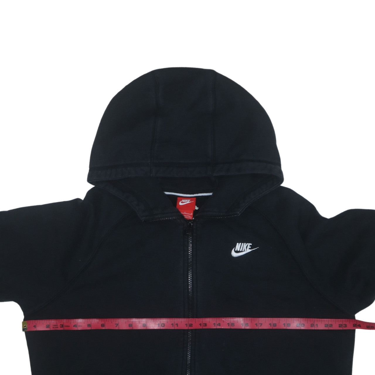 Nike Men's Black Full Zip Hoodie Size L Fleece Sportswear