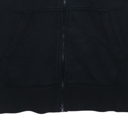 Nike Men's Black Full Zip Hoodie Size L Fleece Sportswear