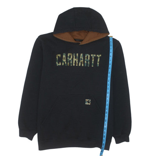Carhartt Men's Black XL Pullover Hoodie with Logo