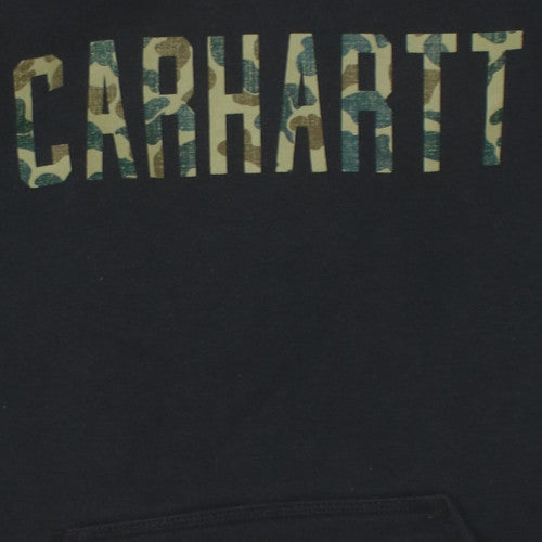 Carhartt Men's Black XL Pullover Hoodie with Logo