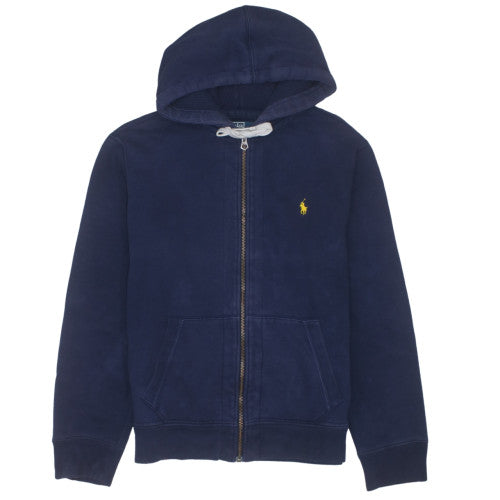 Ralph Lauren Men's Blue Full Zip Hoodie Size L