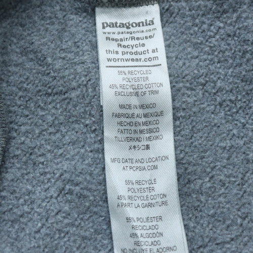 Patagonia Mens Grey Small Regular Fit Crew Neck Sweatshirt