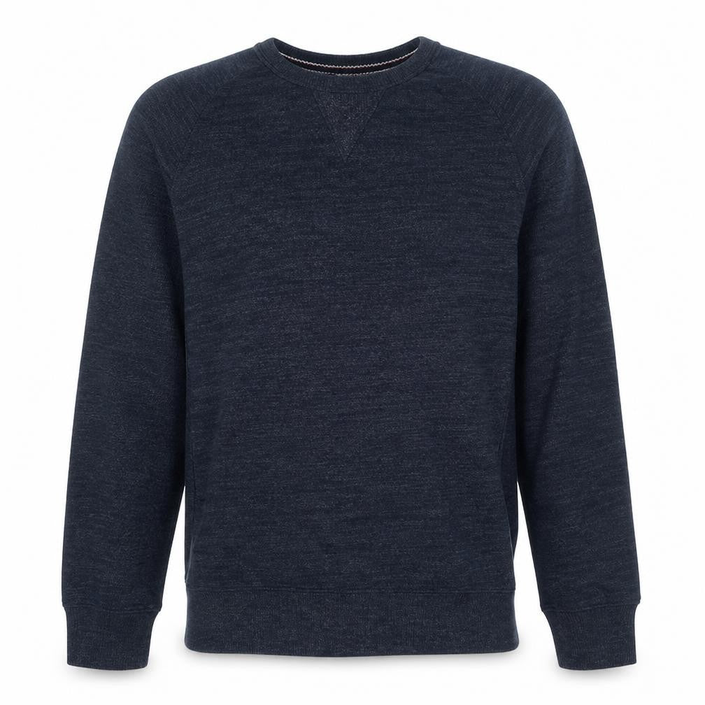 Front view of Champion Men's Blue XL Pullover Crew Neck Sweatshirt