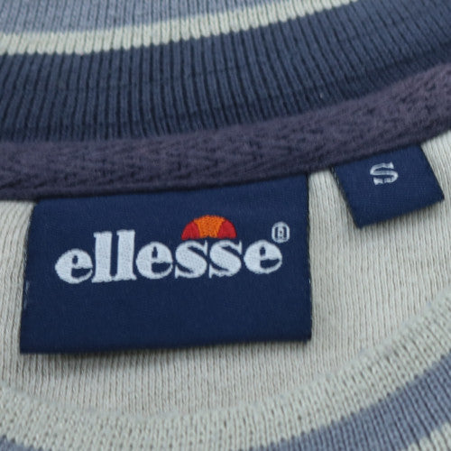 Ellesse Men's Navy Blue Crew Neck Sweatshirt Size S Classic Pullover