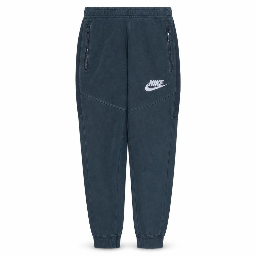 Front view of Nike Men's Black Jogger Sweatpants M Fleece Lined Activewear