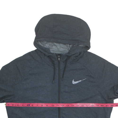 Nike Men's Grey Dri-FIT Full Zip Hoodie Size L Sportswear