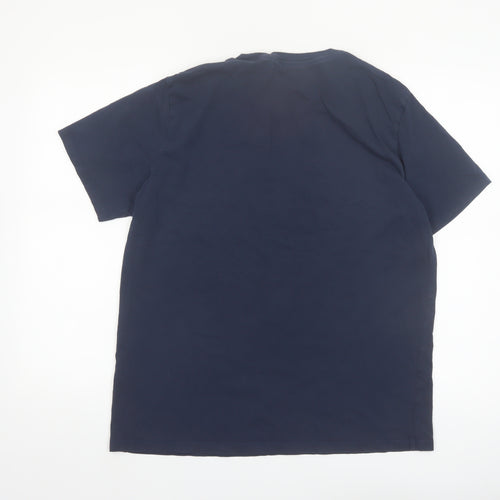 Levi's Men's Blue Logo Graphic T-Shirt Size L Cotton Crew Neck