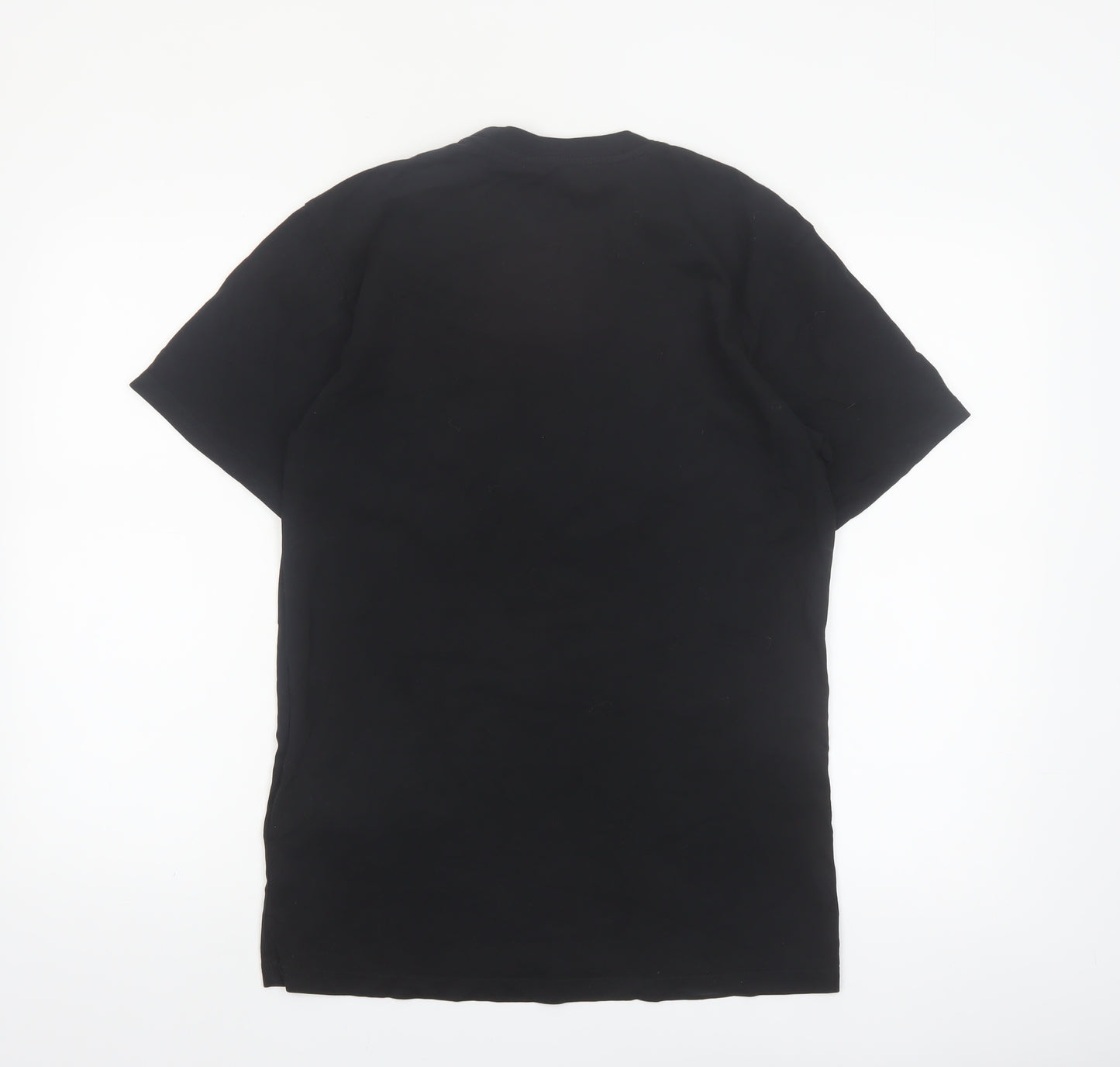Vans Men's Black Logo Classic Fit Cotton T-Shirt Size M