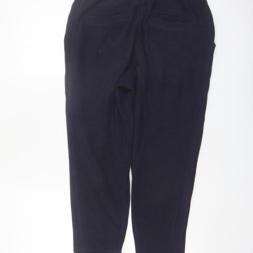 Zara Man Black Cotton Jogger Trousers Mens M Elastic Waist