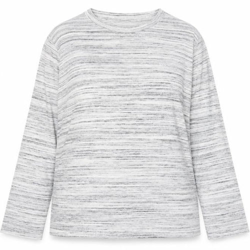 Marks and Spencer Women’s Grey Mix Long Sleeve Jersey Pyjama Top Size 22