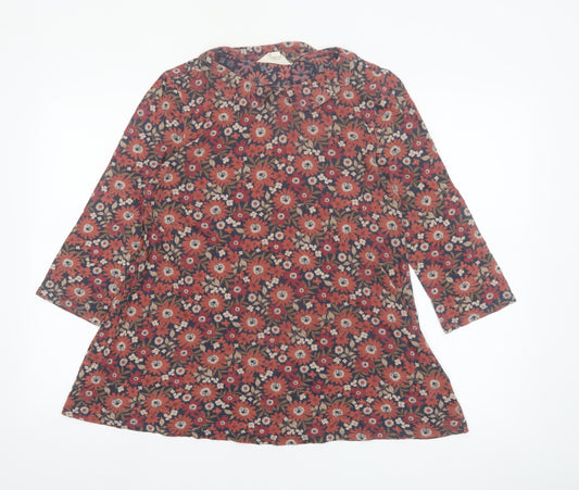 Seasalt Cornwall Women’s Multicoloured Floral Tunic Top Size 10