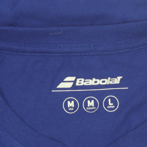 Babolat Men's Blue Graphic Sports T-Shirt Size M
