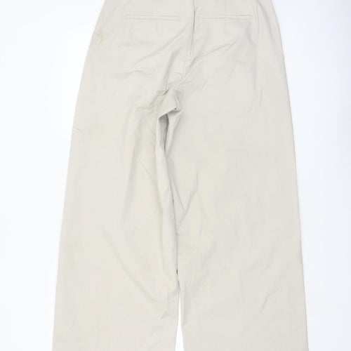 Marks and Spencer Womens Beige Chino Trousers Size 12 Regular