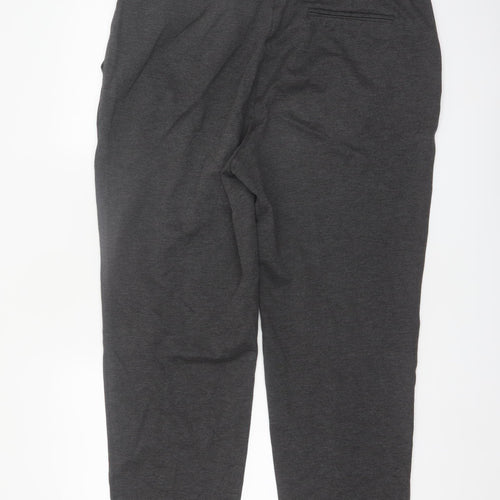 Marks and Spencer Women Grey Size 18 Straight Leg Trousers