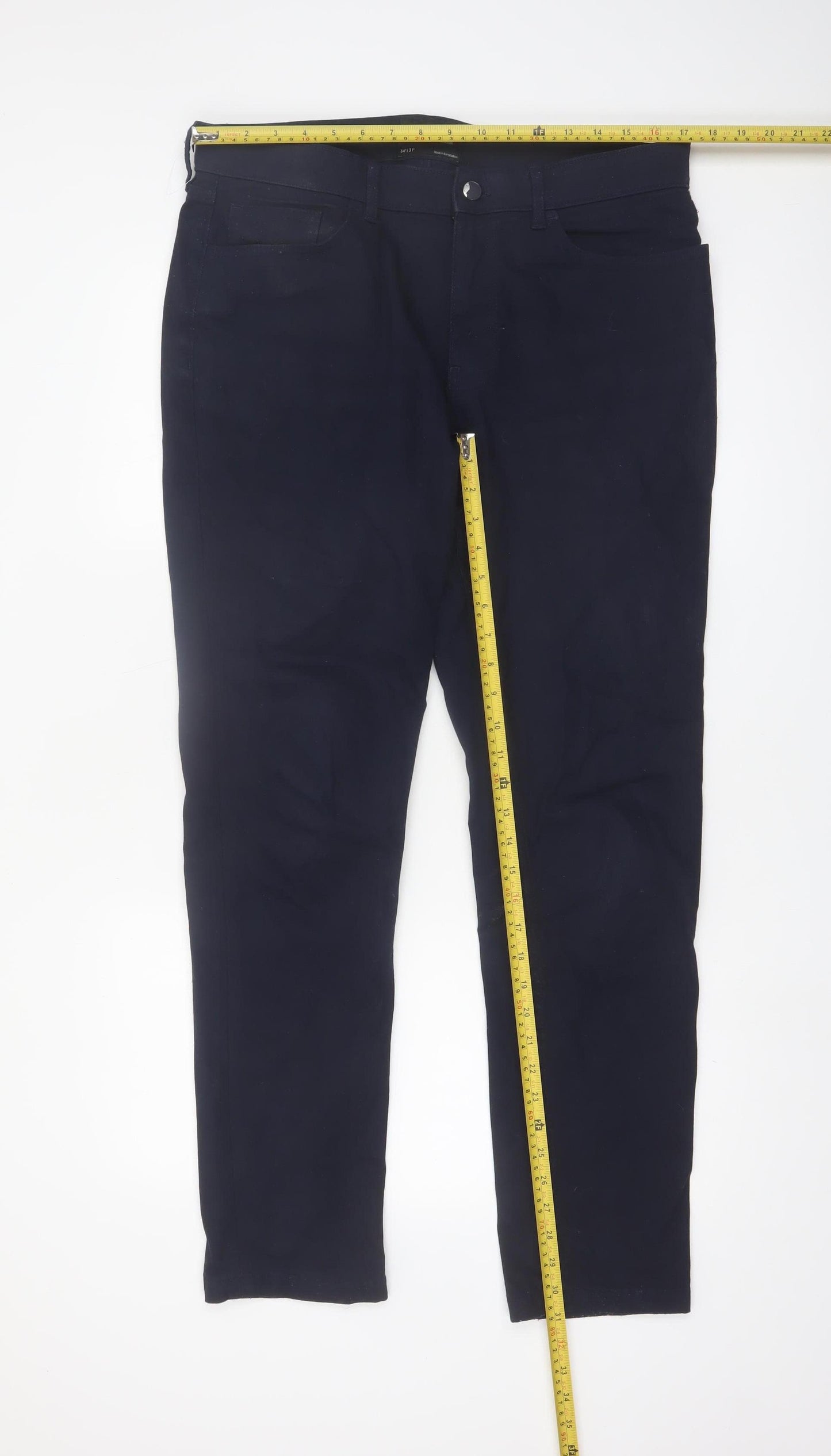 Marks and Spencer Autograph Men's Blue Performance Slim Jeans 34W 31L