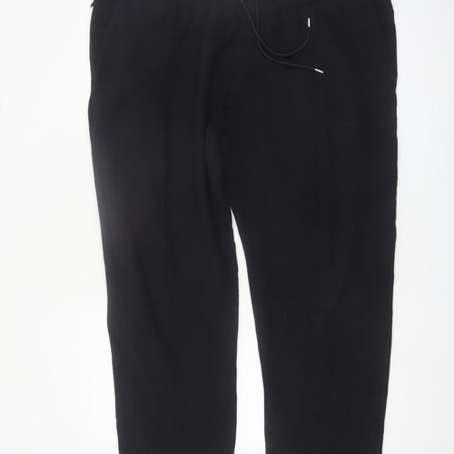 Marks and Spencer Men’s Black 2XL Jogger Trousers with Drawstring Waist