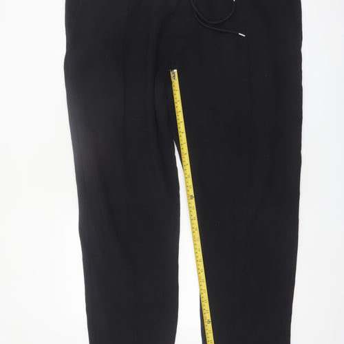 Marks and Spencer Men’s Black 2XL Jogger Trousers with Drawstring Waist