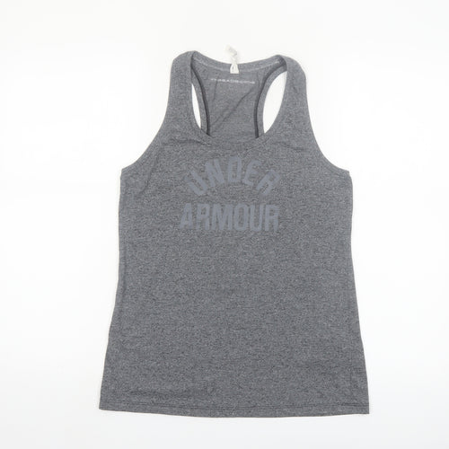 Under Armour Womens Grey XS Racerback Athletic Tank Top