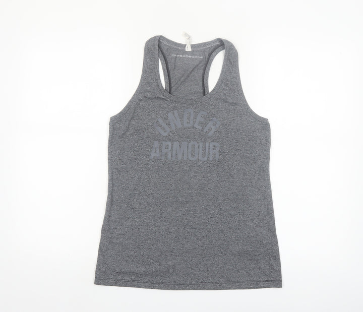 Under Armour Womens Grey XS Racerback Athletic Tank Top