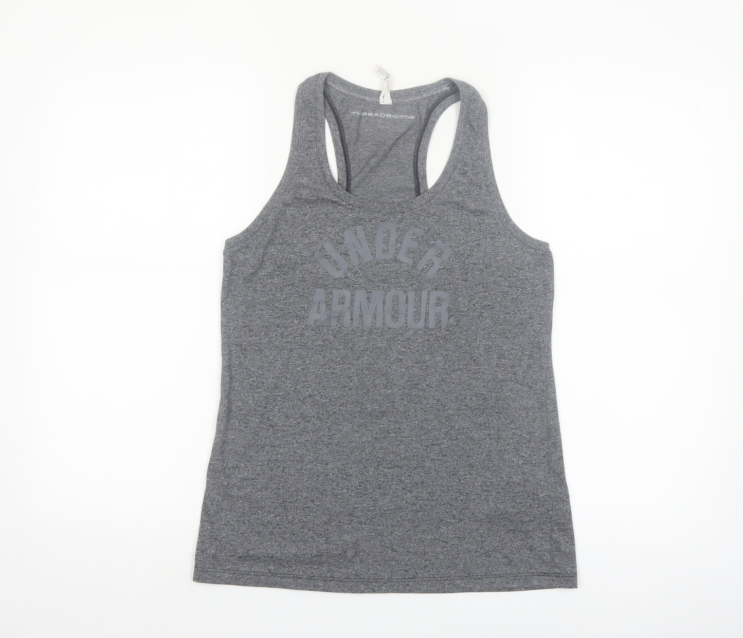 Under Armour Womens Grey XS Racerback Athletic Tank Top
