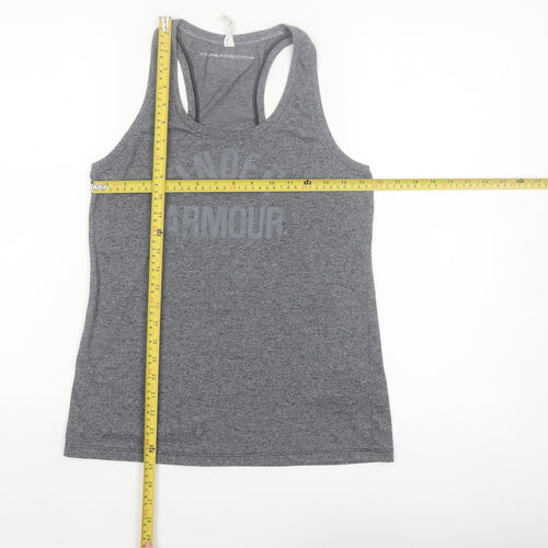 Under Armour Womens Grey XS Racerback Athletic Tank Top