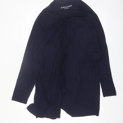 JD Williams Women Blue Size 28 Long Sleeve Open Lightweight Coatigan