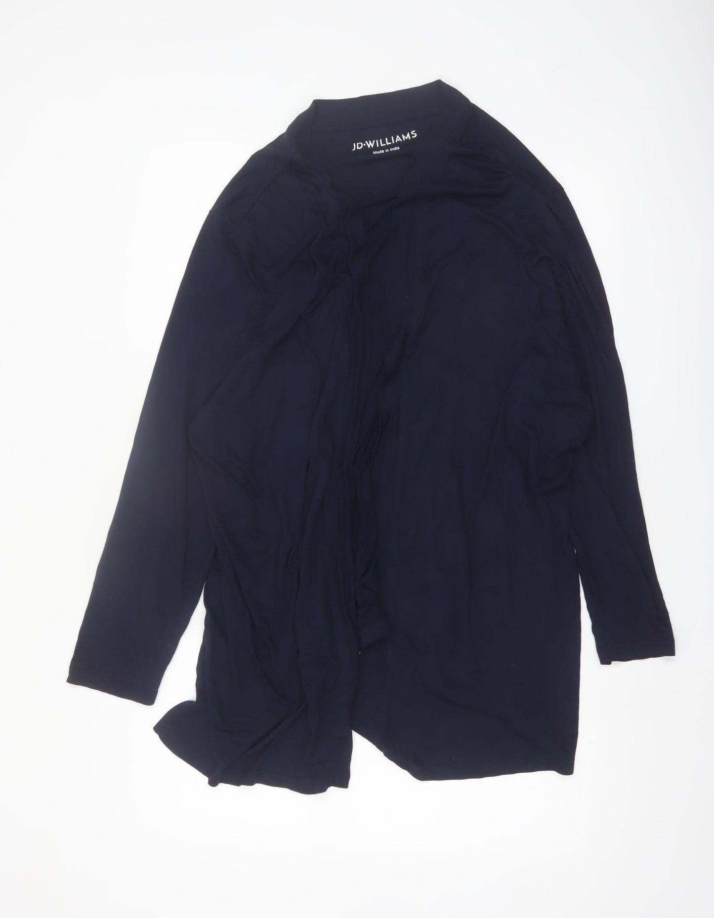 JD Williams Women Blue Size 28 Long Sleeve Open Lightweight Coatigan