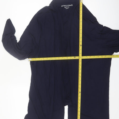 JD Williams Women Blue Size 28 Long Sleeve Open Lightweight Coatigan