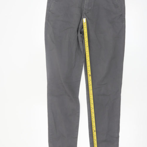 Selected Homme Men's Grey Slim Fit Chino Trousers Size M