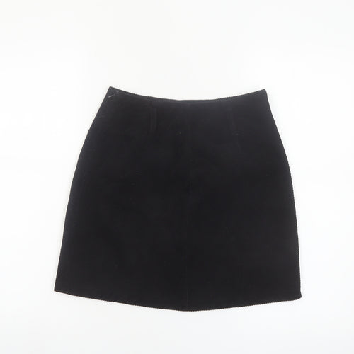 Denim Co. Women's Black Corduroy Mini Skirt Size 8