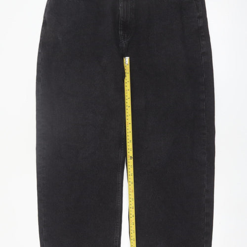 Marks and Spencer Men's Black Loose Fit Jeans 36W 29L Denim