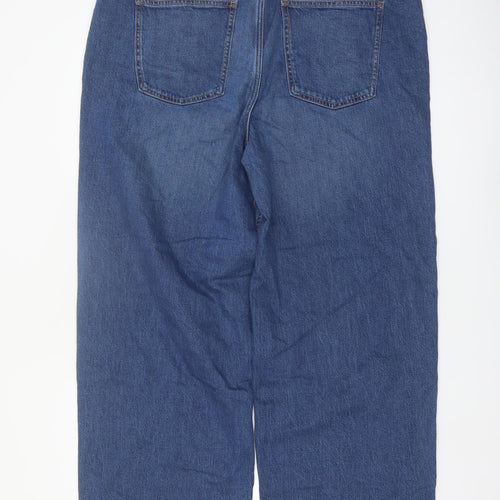 Marks and Spencer Women’s Blue Wide-Leg Jeans Size 20 Regular