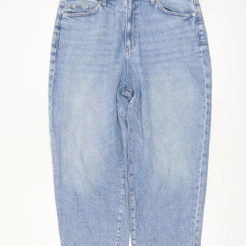 Marks and Spencer Women’s Blue Mom Jeans Size 16 Tall Denim