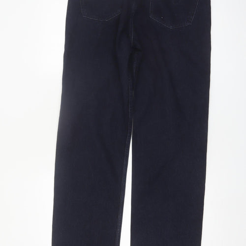 Marks and Spencer Men's Blue Relaxed Straight Jeans W32 L33