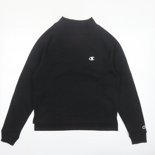 Champion Women's Black Small Crew Neck Pullover Sweatshirt