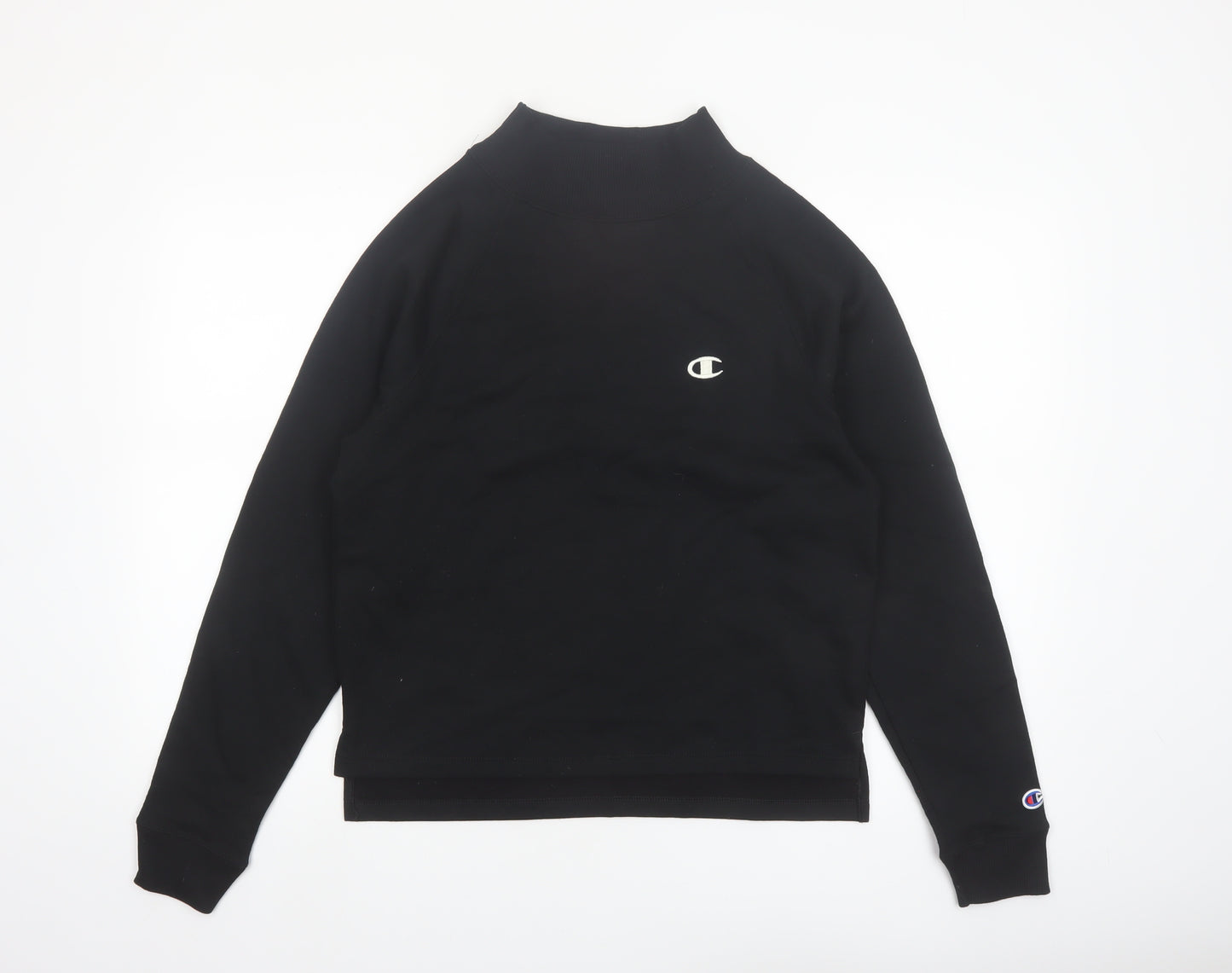 Champion Women's Black Small Crew Neck Pullover Sweatshirt