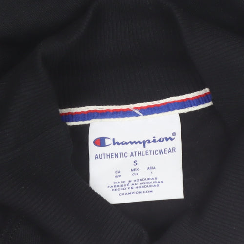 Champion Women's Black Small Crew Neck Pullover Sweatshirt
