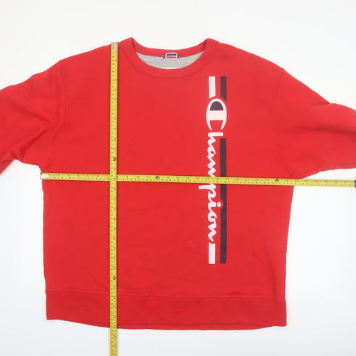 Champion Men’s Red XL Pullover Graphic Sweatshirt