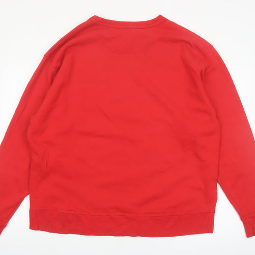 Champion Men’s Red XL Pullover Graphic Sweatshirt