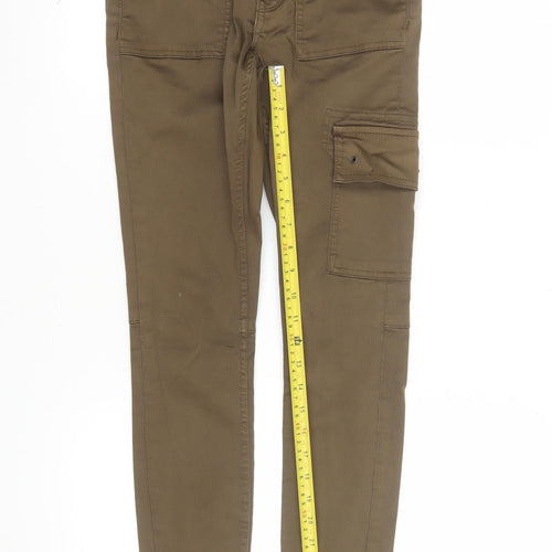 Denim Co. Women’s Brown Skinny Cargo Jeans Size 6