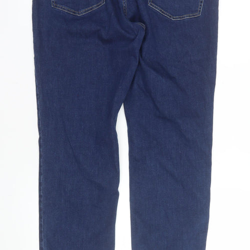 Gina by Zerres Women Blue Size 18 Straight Stretch Jeans