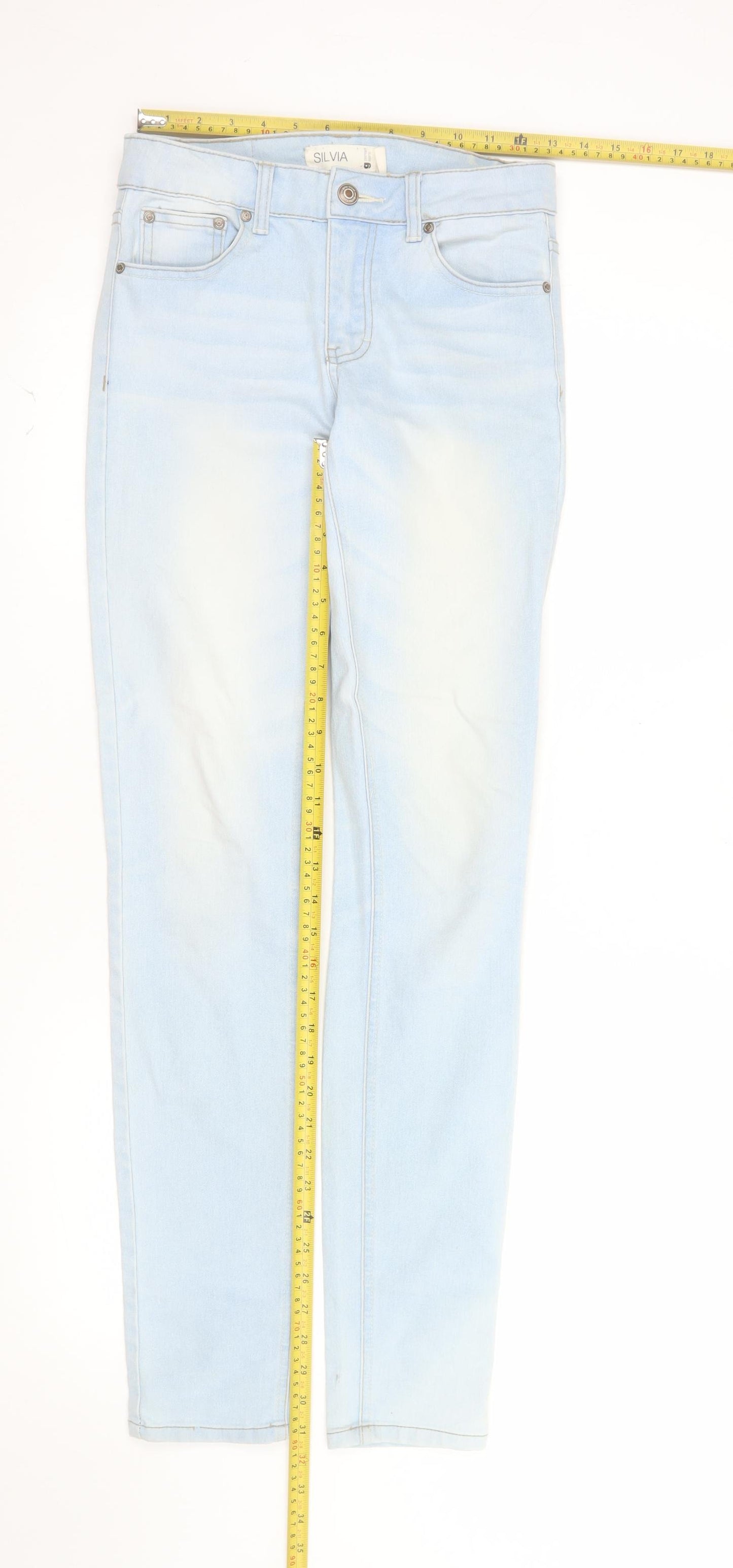 Gina Tricot Women’s Light Blue Skinny Denim Jeans Size 26