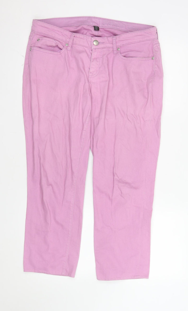 Gap Women's Pink Skinny Jeans Size 8 Slim Fit Mid Rise Denim