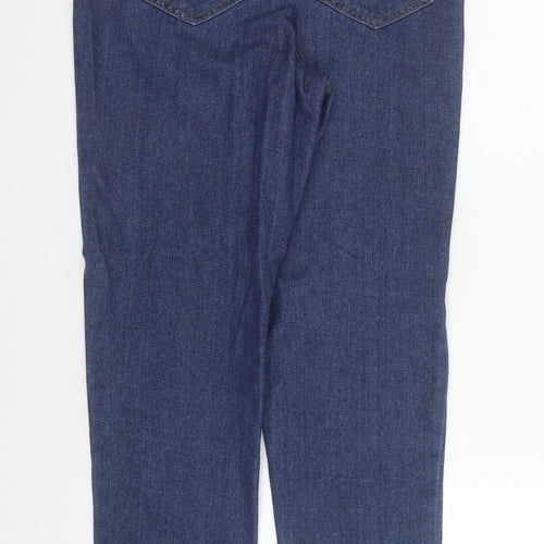 I Saw It First Women Blue Size 8 High Rise Mom Jeans